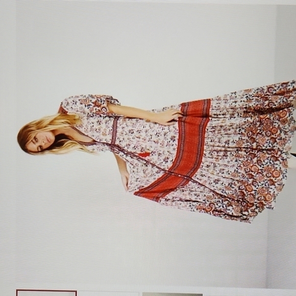 Spell and the Gypsy Collective Elle Gown in Rosewood extra small - Picture 10 of 10